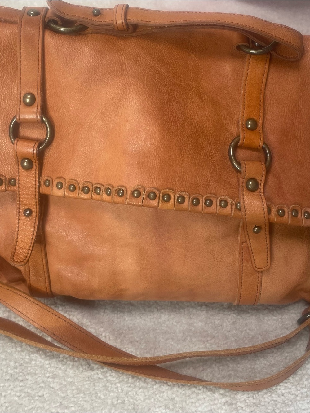 BED STU Messenger studs crossbody bag*11x13 - Picture 12 of 16